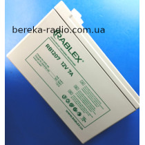 Акумулятор 12V 7.0Ah гелевий Rablex RB1207, 1.95 кг, зелений