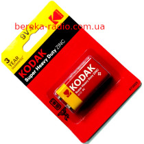 Батарея Крона 9V 6F22 Kodak, блістер