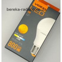 Лампа LED VIDEX A60e 8W/80W, 4100K, 220V, E27