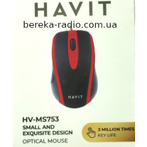 Миша Havit HV-MS753, USB, black-blue