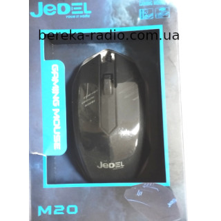 Миша Jedel JD-M20, 1600dpi, підсвітка, Optical USB, black