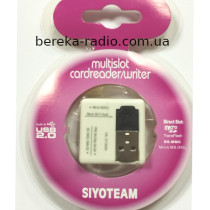 Картрідер Siyoteam SY-380 (SD, microCD), USB 2.0, блістер
