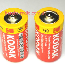Батарея R14 1.5V Kodak Super heavy duty, без блістера