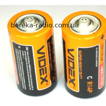 Батарея R14 1.5V Videx, без блістера