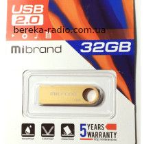 USB Flash 32GB Mibrand Puma, USB 2.0, Metal Gold