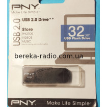 USB Flash 32GB PNY Attache4, USB 2.0, black