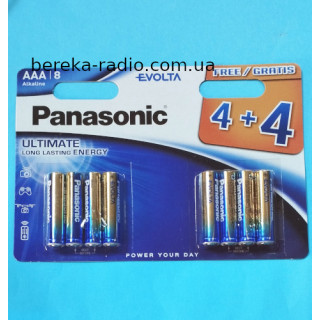 Батарея AA/LR03 Panasonic Evolta, 1.5V