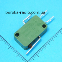 Мікровимикач KW1-103-Z2A з лапкою, 3 pin, 16A/250V, Daier