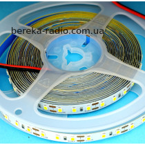 Стрічка біла холодна SMD2835/120, 9000-10000K, 12V, 9.6W/m, IP20, 20-22Lm/LED, 950Lm/m, 8 mm, кратні