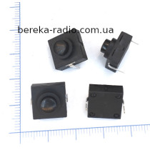 Кнопка CB-1212-112D з фіксацією ON-OFF, 2pin, 1A/30V, 12x12x9.4mm, (для ліхтариків)