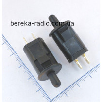 Кнопка Daier PBS-29B OFF-(ON), 2 pin, 3A/220V, чорна