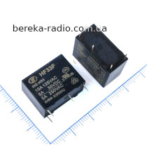 HF33F-012-HS3, 5A/250VAC, 10A30VDC, 4 pin, на замикання