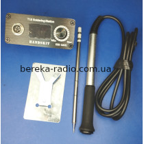Паяльна станція HandsKit T12 з LED дисплеєм, 72W, 200-450*C, 12-25VDC, без БЖ