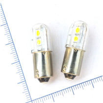 Лампа LED біла, цоколь BA9S, 6VAC/DC