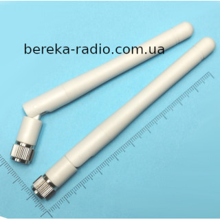 Антена AP01-433W 433MHz, 2 dB, з шарнірним роз`ємом SMA (m), біла