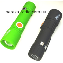 Ліхтарик на 1-му світлодіоді 416-XPE, Li-Ion акум., zoom, ЗУ USB