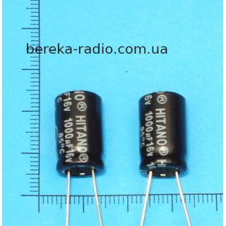 1000 mF 16V ECR /10x16/ 85* Hitano