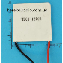 Елемент Пельтьє TEC1-12709 (12V, 108W, 40x40x3.6mm)