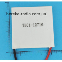 Елемент Пельтьє TEC1-12710 (12V, 156W, 40x40x3.3mm)