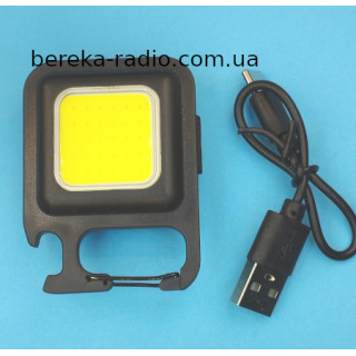 Ліхтарик COB Rechargeable Keychain light + шнур USB - Type C, BL-T6