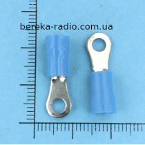 RVM2-3.5 (клема очкова ізольована М3.7, 1.5-2.5mm2, синя)