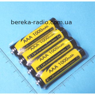 Акумулятор 1.2V, 1000mAh, AAA, LitoKala Ni-10, Ni-MH, оригінал