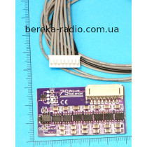 Активний балансир 7S для LiFePO4/Li-ion/LTO акумуляторів, 48x27x7.5mm