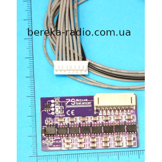 Активний балансир 7S для LiFePO4/Li-ion/LTO акумуляторів, 48x27x7.5mm