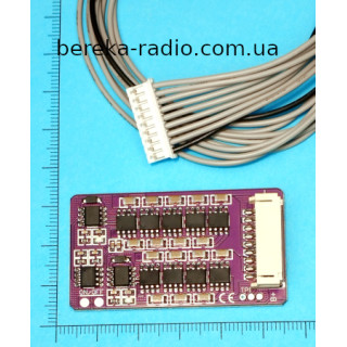 Активний балансир 8S для LiFePO4/Li-ion/LTO акумуляторів, 52x27x7.5mm