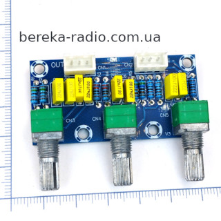 Стерео регулятор тембру пасивний + звук XH-M802