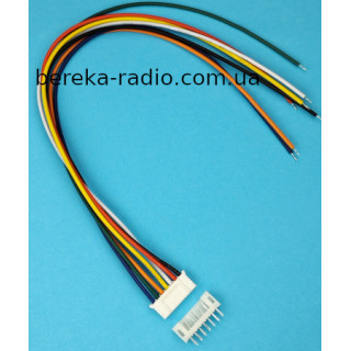 JST XH2.0-7FM 7 pin, 2.0mm (штекер + гніздо з проводом 28AWG 20см)