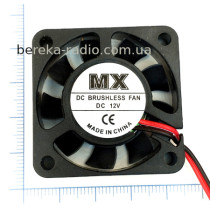 Вентилятор 12VDC 40x40x10mm, MX-4010S