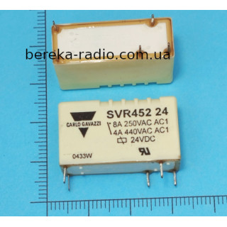 SVR452 24VDC (8A, 5 pin, 1 open, 1 close) CARLO GAVAZZI