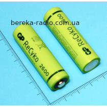 Акумулятор 1.2V, 2600mAh, AA, NI-MH, GP ReCyko Rechargeable