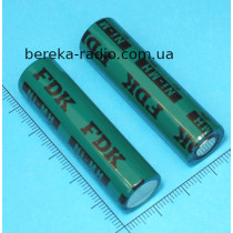 Акумулятор 1.2V, 1650mAh, AA, NI-MH, FDK HR-AAU, Flat Top, технічний