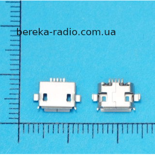 Гніздо micro USB B (№ 9-2), 5 pin, 2 виводи