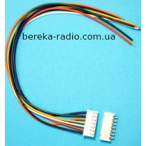 JST XH2.54-7FM 7 pin, 2.54mm (штекер + гніздо з проводом 28AWG 20см)