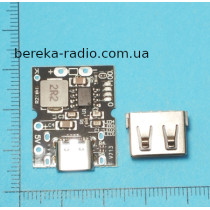 Контролер заряду Li-ion акумуляторів PB0063 (FM5324), 2A, Type-C