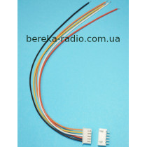 JST XH2.54-5FM 5 pin, 2.54mm (штекер + гніздо з проводом 28AWG 20см)