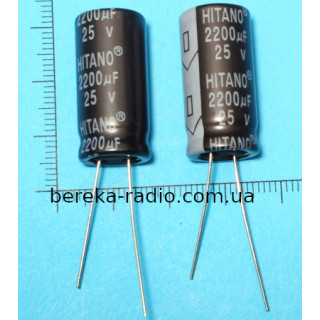 2200 mF 25V EHR /13x26/ 105*, HITAHO