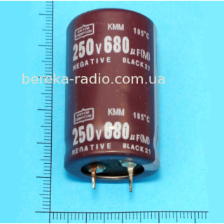 680 mF 250V KMG /25x40/ 105* snap-in