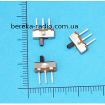 Мікроперемикач повзунковий SS12D00G4, 3 pin, шток 3мм