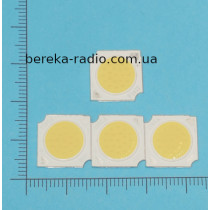 Св. COB 10W/56-66V/120mA, білий 6000K, 1100 Lm, 13x13mm, shiny surface d=11mm