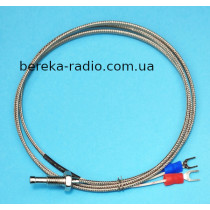 Термопара E-типу PT100, 0-400*C, M6, L=1m
