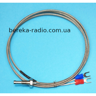 Термопара E-типу PT100, 0-400*C, M6, L=1m