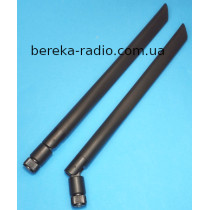 Антена JCG410NR GSM/3G/4G/5G, 3 dBi, з шарнірним роз`ємом SMA (m), 198x13mm