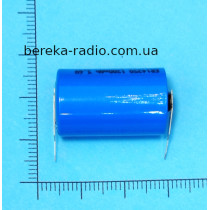 Акумулятор 3.6V, 1200mAh, ER14250-2PT, Li-SO2, bobdin type, для монтажу в плату