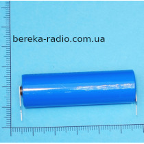 Акумулятор 3.6V, 2700mAh, ER14505-2PT (AA), Li-SO2, bobdin type, для монтажу в плату
