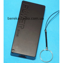 Корпус для PowerBank 2 х 18650, 1xUSB 5V/1A, micro USB, прямокутний корпус, 96x45x22mm