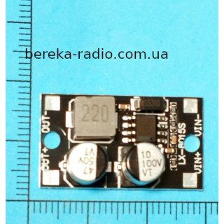 Перетворювач DC-DC понижаючий на LX8015S, Uвх=5-80V, Uвих=5V, Iвих=1.2A, 28x16x10mm